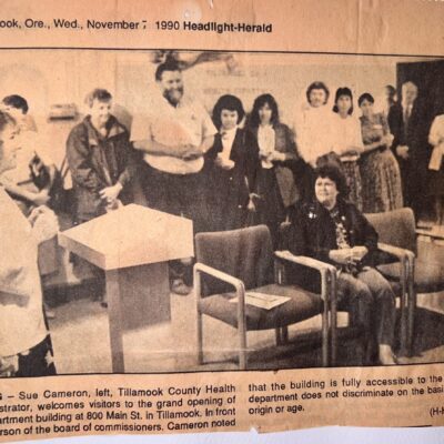 Pacific Health Clinic Opening 1990